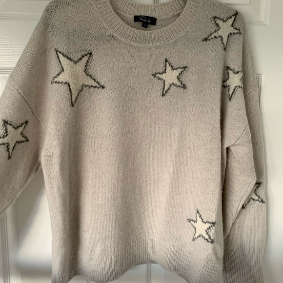 Cashmere blend sweater with star detail - Rails size M - Picture 5 of 7
